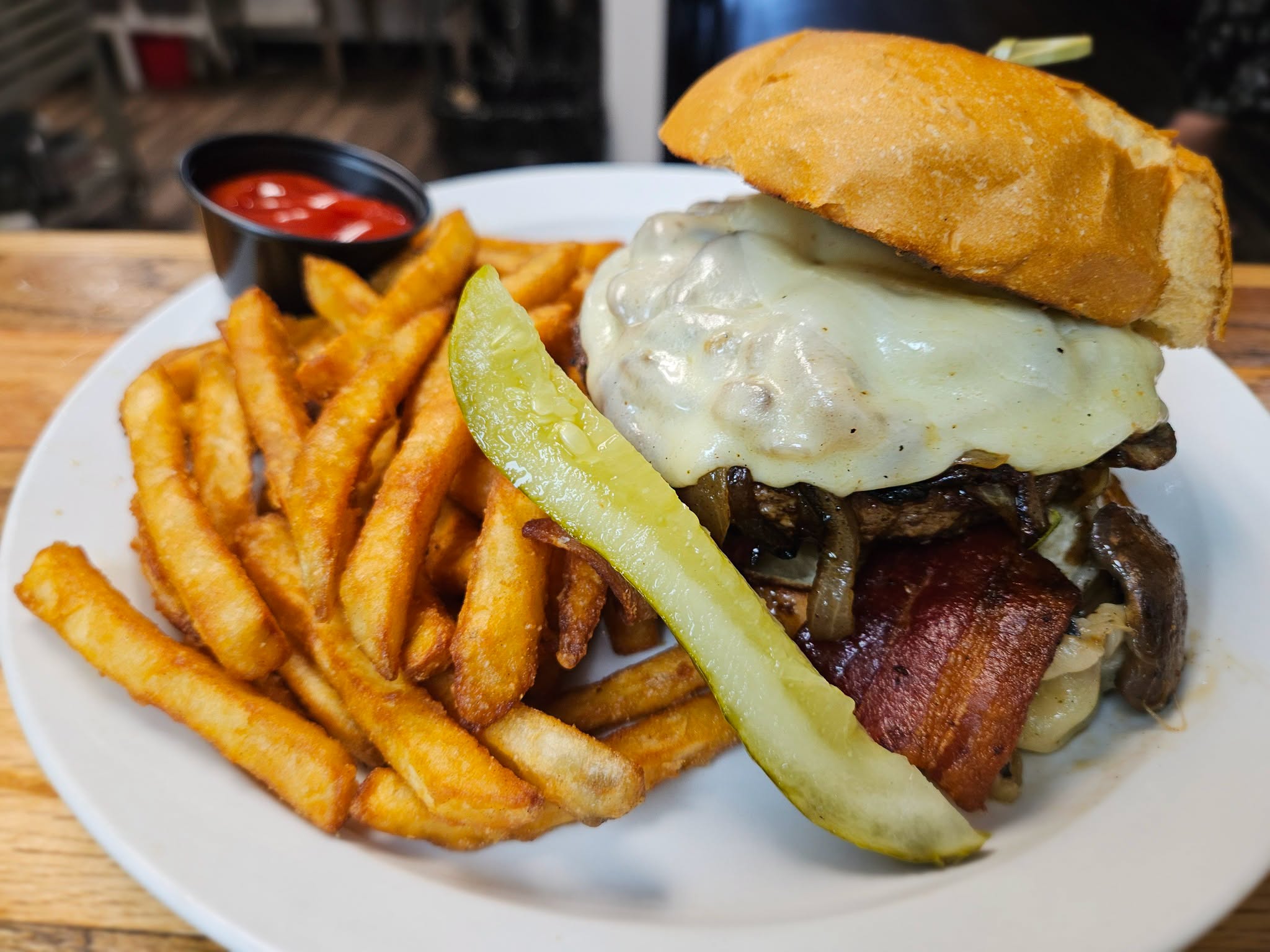 Savory brunch dish — placeholder to be swapped with Philly Burger photo